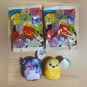 Set of 4 McDonald's Squishmallows 2025 Happy Meal Toys